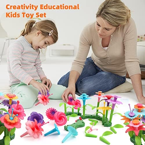 Dan zaljubljenih Vrt Zgradu Igračke,Napravi Buket Cveća Dogovor Playset za Dijete Devojke 3 Godine, Kreativan