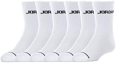 Jordan Jumpman 6 Pack Čarape - Momci Veličine 10 CENTI-3Y/5-7 (Čarapu Veličina)