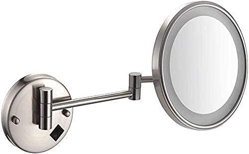 Nhlzj XIAOQIANG Zidu Wc-Montirane Ogledalo,sa Svetlo USB Naplaćivati Brijanje Ogledalo 3X odijelo za Zuma
