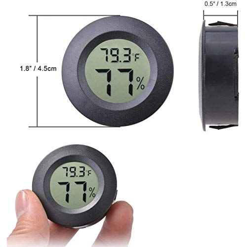 2 Pack Mini Digitalni Hygrometer LCD Prikaži C (℉) Ili Celzijusa(℃) Zatvorenom/Otvorenom Termometar za Humidors