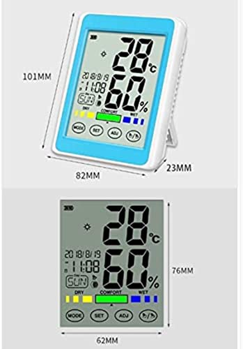 WHXL Digitalni Termometar Hygrometer, Seti Dodirni Ekran Tačno Digitalni Prikaži Wall-Montirane Domaćinstvo