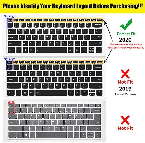 CaseBuy Tastaturu Pokriti Kožu za Lenovo Fleks 5 14 2-u-1 Laptop, Idepad S540 14 cm, IdeaPad Fleks 5 5i