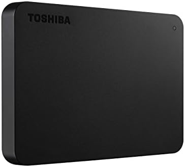 Toshiba HDTB410XK3AA Canvio Osnove 1TB Prenosni Vanjski Hard Disk USB 3.0, Crna & Basics Mali Tvrd Oklop