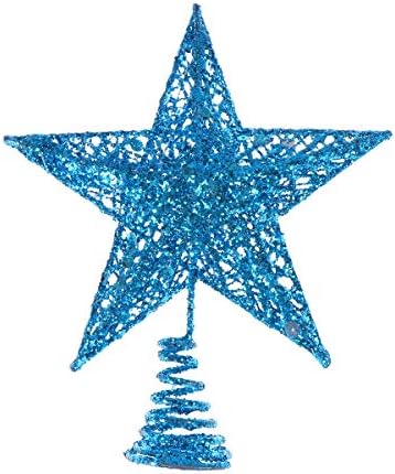 ifundom Božićne Dekoracije 25cm Božićno Drvce Željezo Zvijezda Najbolji Sjajem Božićno Drvce Ukras Ukrase