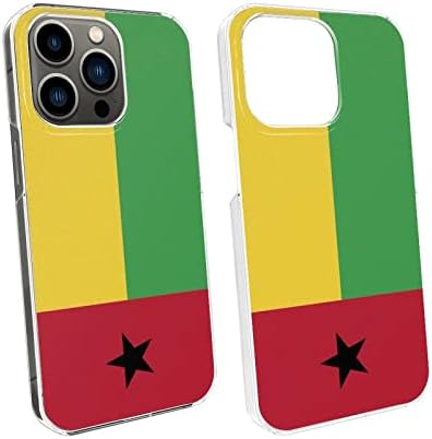 Skladu sa iPhone 13 Pro PC Slučaj Gvineji Bissau Zastavu Dizajn Telefon Slučaj