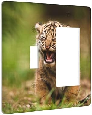 Dušo Tigar Mijenja Kombinaciju Prekidač Tanjir Klasik Izlaz Pokriti Zid Maska Pokriva za Zatvorenom Otvorenom