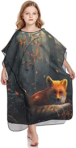 WEEDKEYCAT Priroda Sladak Fox sa kapuljacom Peškir za Djecu Mekan Kupanje Luksuzan Peškir sa Hood za Bazen