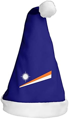 Marshall Ostrvo Zastavu Sretan Kape Božić Šešire Ukrase Prema Torbi Za Čarape Čarape Slatkiše Poklon Pakete
