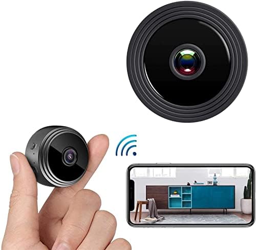 2022 Mini WiFi Skrivene Kamere,Špijun Kamere sa Audio i Video prijenos Uživo WiFi,1080P Dadilja Bežične