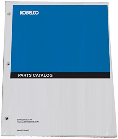 Kobelco SK80MSR SK80CS Bager Dijelove Katalog Priručnik - Dio Broj S3LF00001ZE