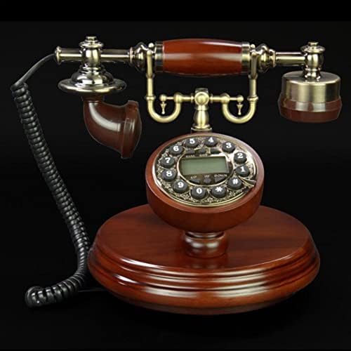 RAZGOVOR Berba Retro Telefon, Stari Fiksni Telefon sa Zvučnik Funkcije okrenuta leđima Prikaži Evropski