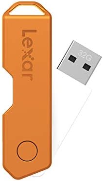 Lexar JumpDrive TwistTurn2 32GB USB 2.0 usb, Orange (LJDTT2-32GABNAOG)